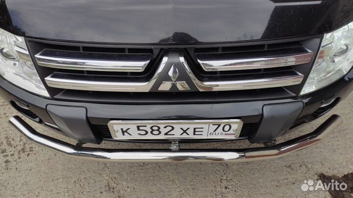 Защита переднего бампера jaos для Pajero 4