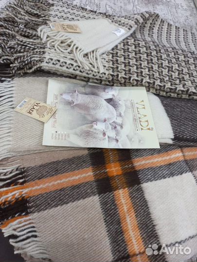 Одеяло и пледы 100 шерсть