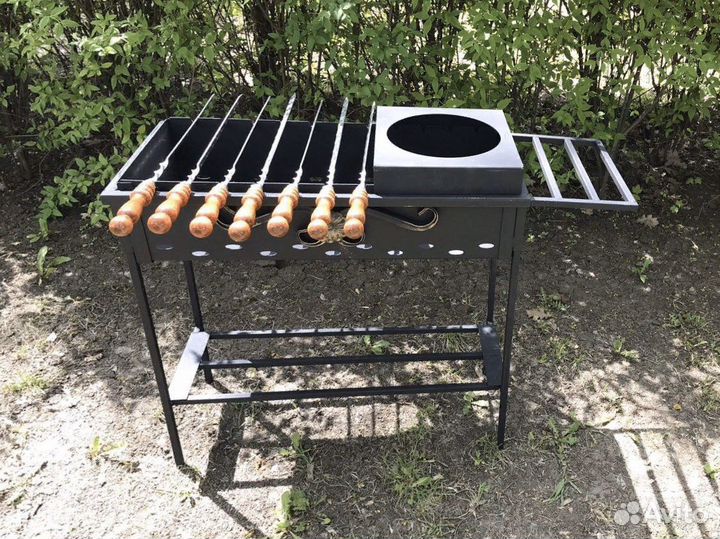 Мангал разборный 2 в 1 плoв/шашлык