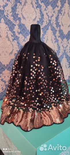 Вечернее платье для куклы