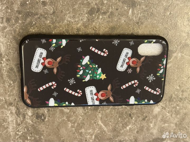 Кожаный чехол на iPhone X