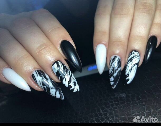 Наращивание ногтей гель лак