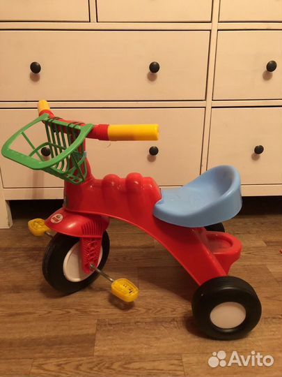 Велосипед трехколесный Полесье Малыш