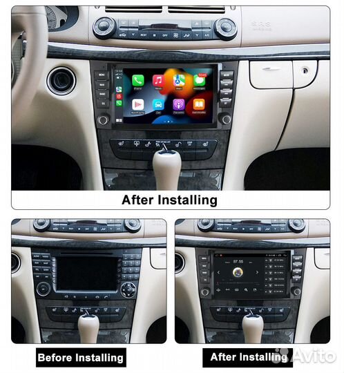 Магнитола Android Mercedes W211 W209 W219 W463