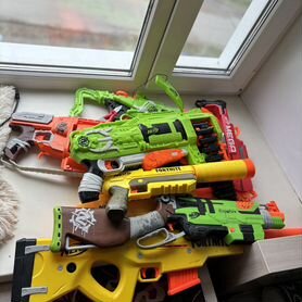 Бластеры nerf разные