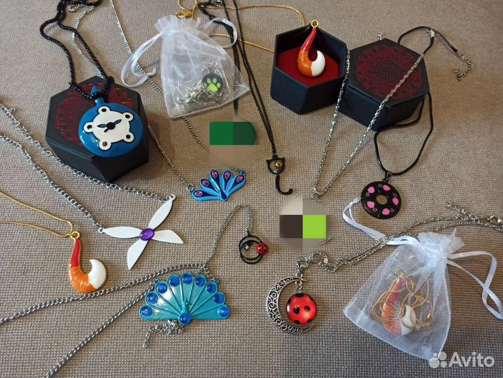 Кулоны талисманы Леди Баг и Супер Кот