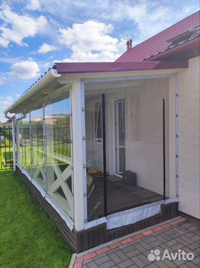 Мягкие окна для беседок террас и веранд