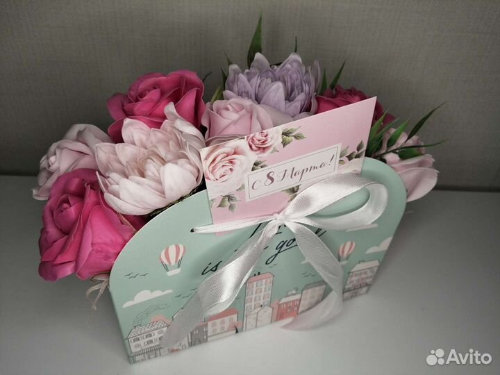 Букеты из мыльных лепестков