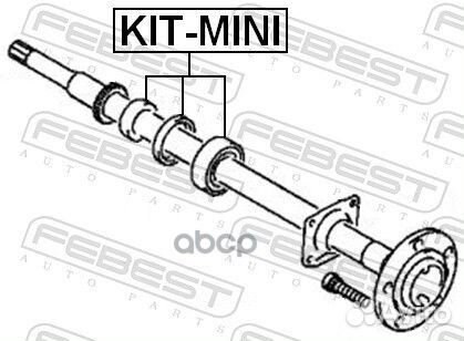 Подшипник шариковый задней полуоси febest KIT-M