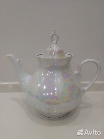 Чайник заварочный большой СССР Минск перламутр