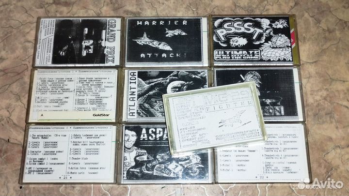 Игры на spectrum, кассеты