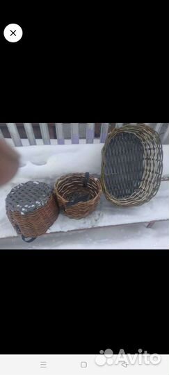 Корзина плетеная