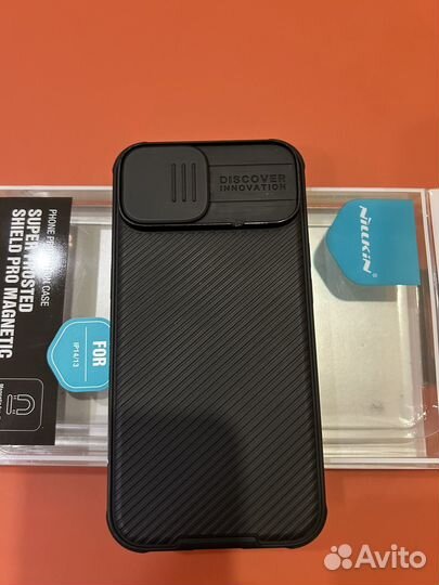 Чехол на iPhone 14 Nillkin и держатель телефона