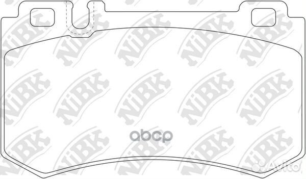Колодки тормозные дисковые задние NiBK PN0343 Я