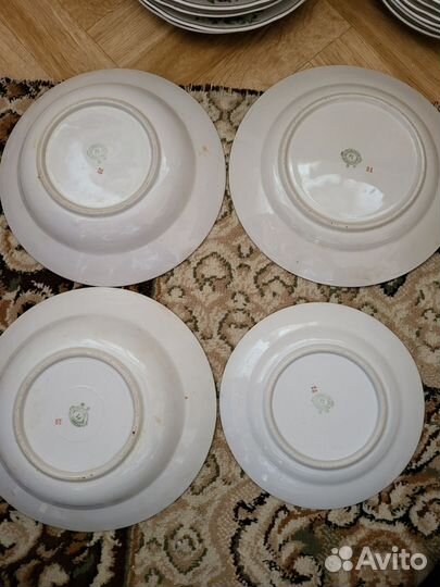 Тарелка антиквариат 1940х годов. волхово