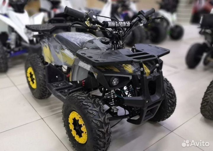 Детский квадроцикл Mini Grizlik X16 (PS) желтый