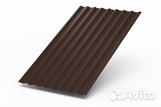 Профнастил (лист 2000мм) C-20A, Цвет Ral 8017, Покрытие Полиэстер, Толщина металла 0,4 мм, 1150х2000