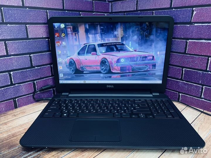 Тонкий Легкий Ноутбук Dell 15.6 Intel 4Gb Гарантия