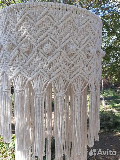 Абажур макраме