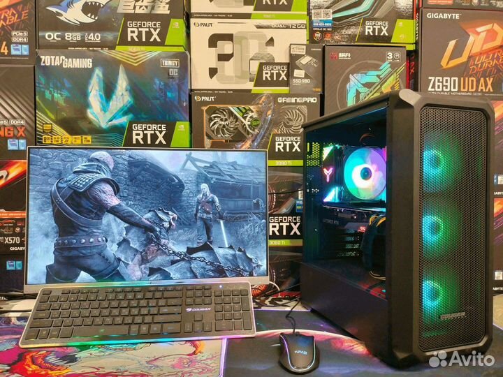 Игровой пк i7-12700F RTX 4070 super 12GB DDR4 16GB