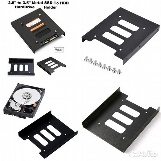 Крепление салазки для SSD / HDD 2.5