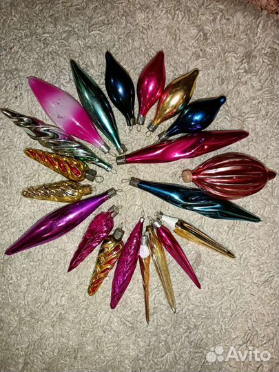 Ёлочные игрушки СССР