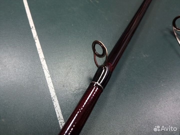 Трёхчастное удилище для ловли лосося, карбон