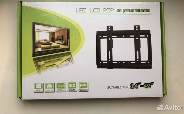 Кронштейн крепление для тв фиксированный новый