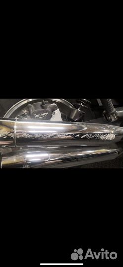 Прямоточный глушитель для triumph rocket