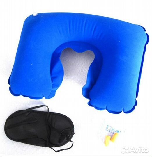 Подушка надувная дорожная на шею,разные расцветки