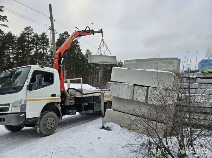 Аренда и услуги манипулятора, стрела 3 т, 8 м, борт 5 т, 6 м