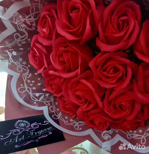 Букет мыло decor 15 роз