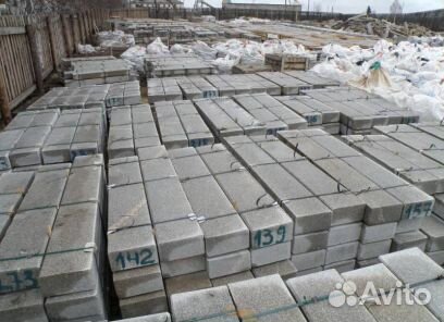 Гранитный поребрик Гранитный бордюр гп1-5