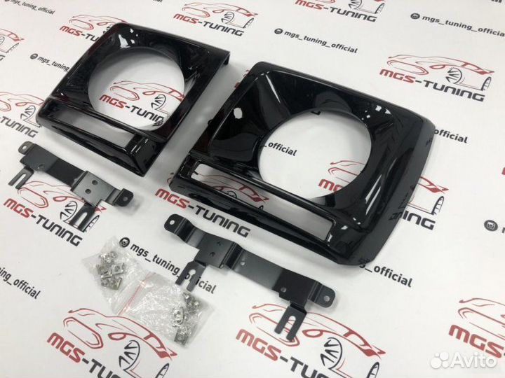 Очки под дхо Mercedes G-class w463 черные