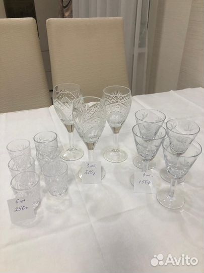 Посуда из хрусталя и стекла