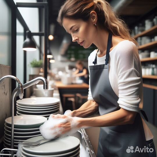 Посудомойщица - уборщица