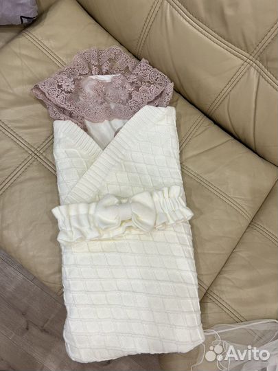 Конверт на выписку для девочки весна осень