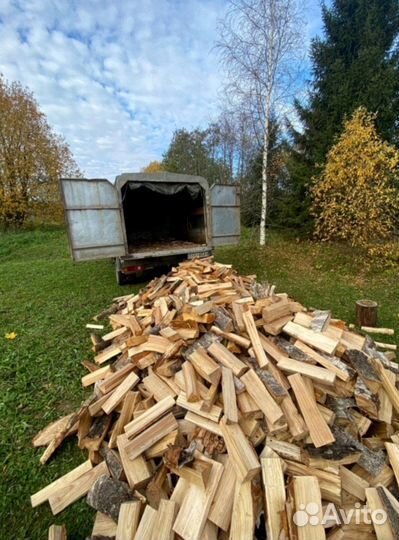 Сухие ольховые дрова