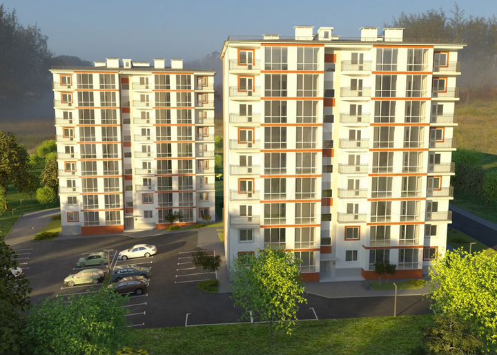 2-к. квартира, 62,3 м², 6/9 эт.