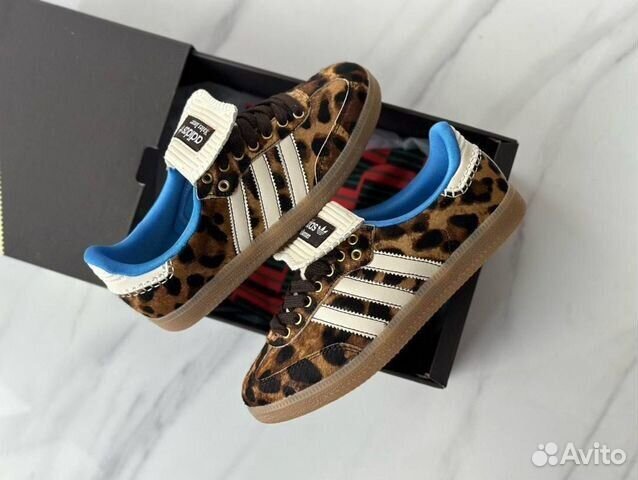 Adidas x Wales Bonner Samba Pony Leo Brown