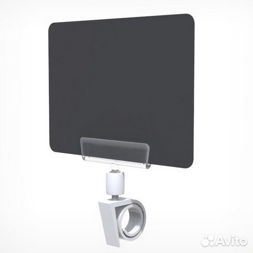 Ценникодержатель-улитка на край высота ножки 0мм