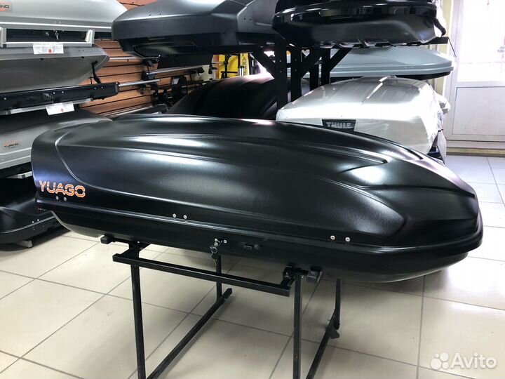 Автобокс багажник на крышу Волга