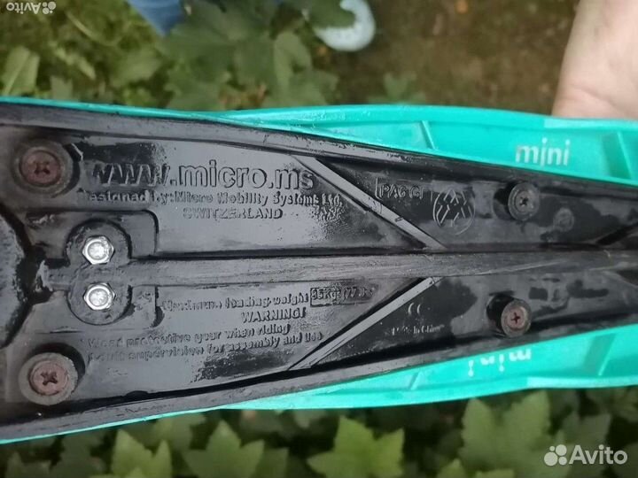 Самокат mini micro deluxe aqua