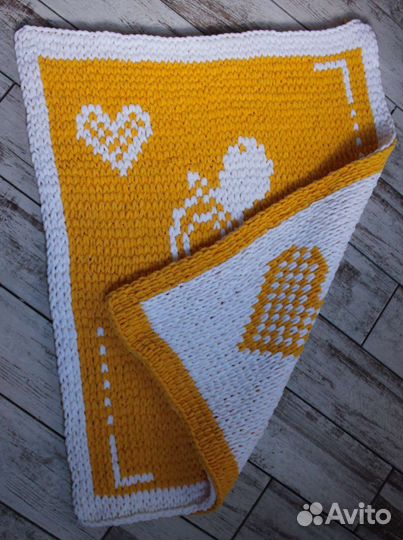 Плед детский вязаный ручная работа