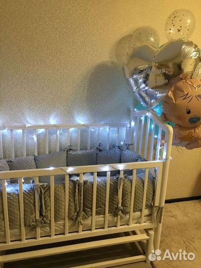 Бортики в детскую кроватку