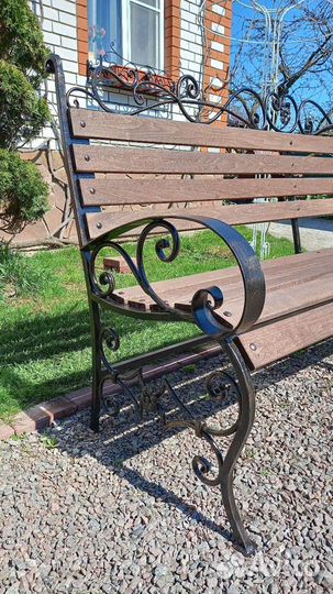 Скамейка кованая