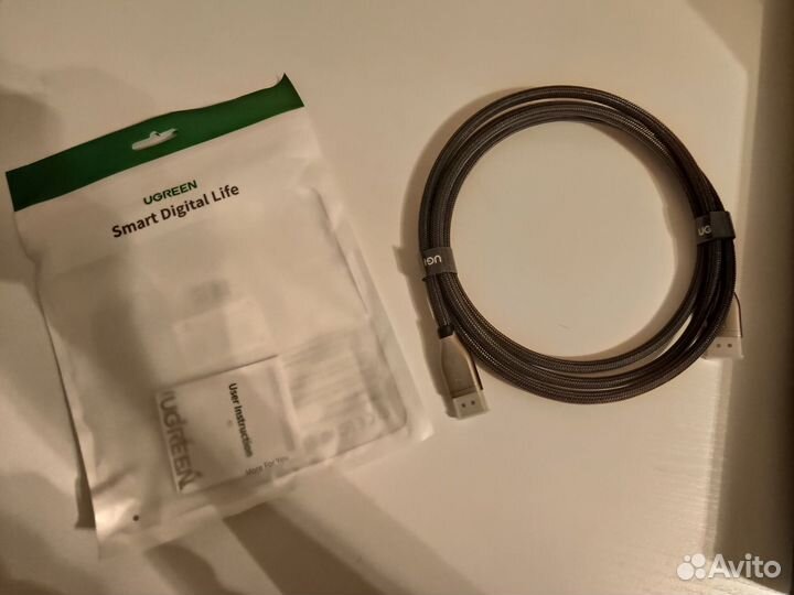 Кабель Ugreen DisplayPort 1.4, 8K, 2 м