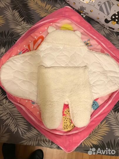 Конверт для новорожденных на липучках