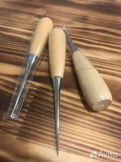 Шило для кожи, распариватель, иглы