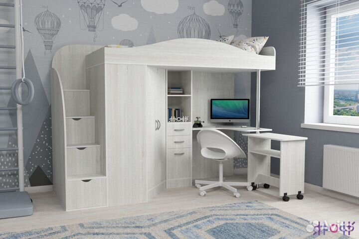 Кровать чердак Юниор 4